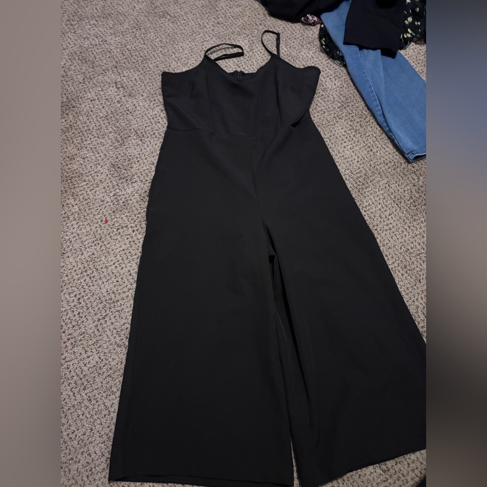 Jumpsuit size large spaghetti straps